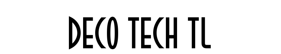 Deco Tech TL Scarica Caratteri Gratis